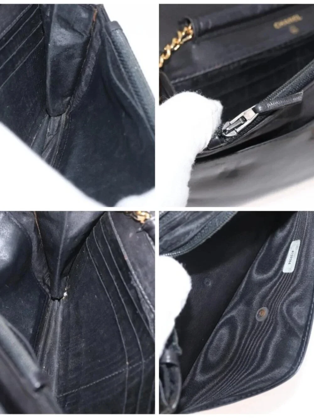 CHANEL brand	chanel color	black